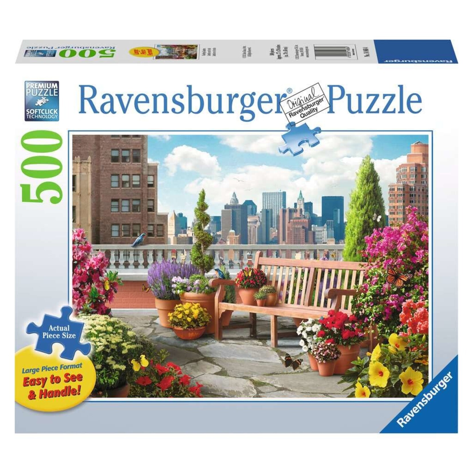 Ravensburger Rooftop Garden - 500 pc Puzzle