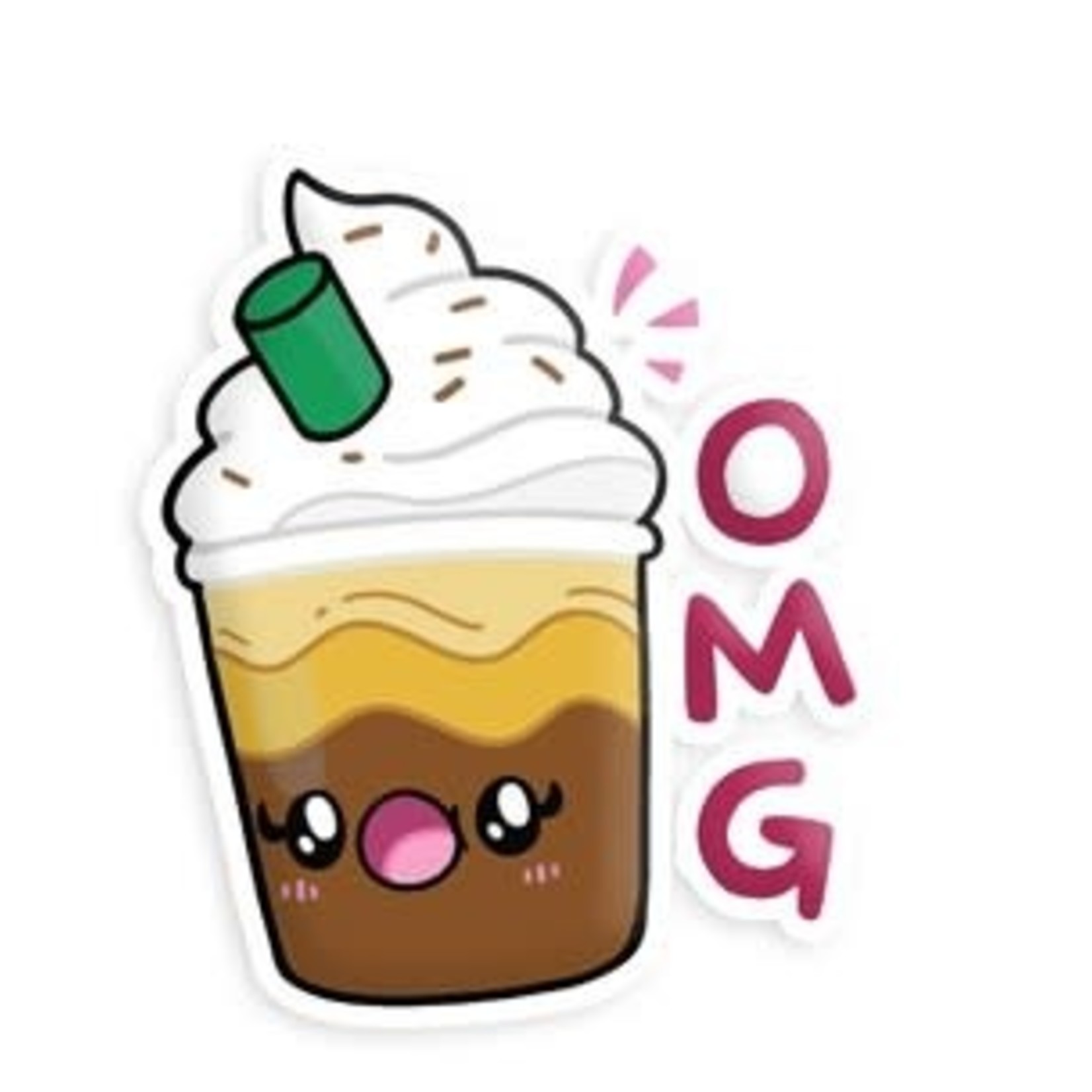 Squishable OMG Iced Latte Sticker