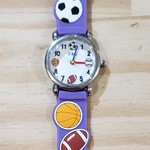 D&S Imports Watch - Play Ball, Purple