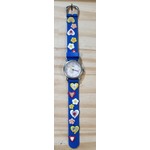 D&S Imports Watch - Hearts, Blue