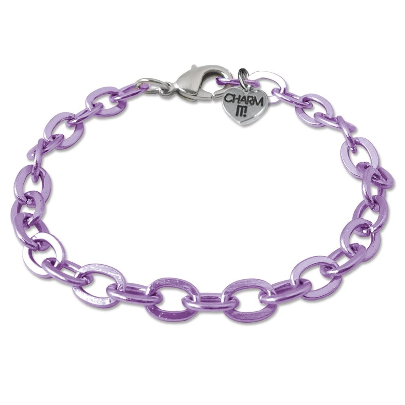 Charm It! Purple Chain Charm Bracelet