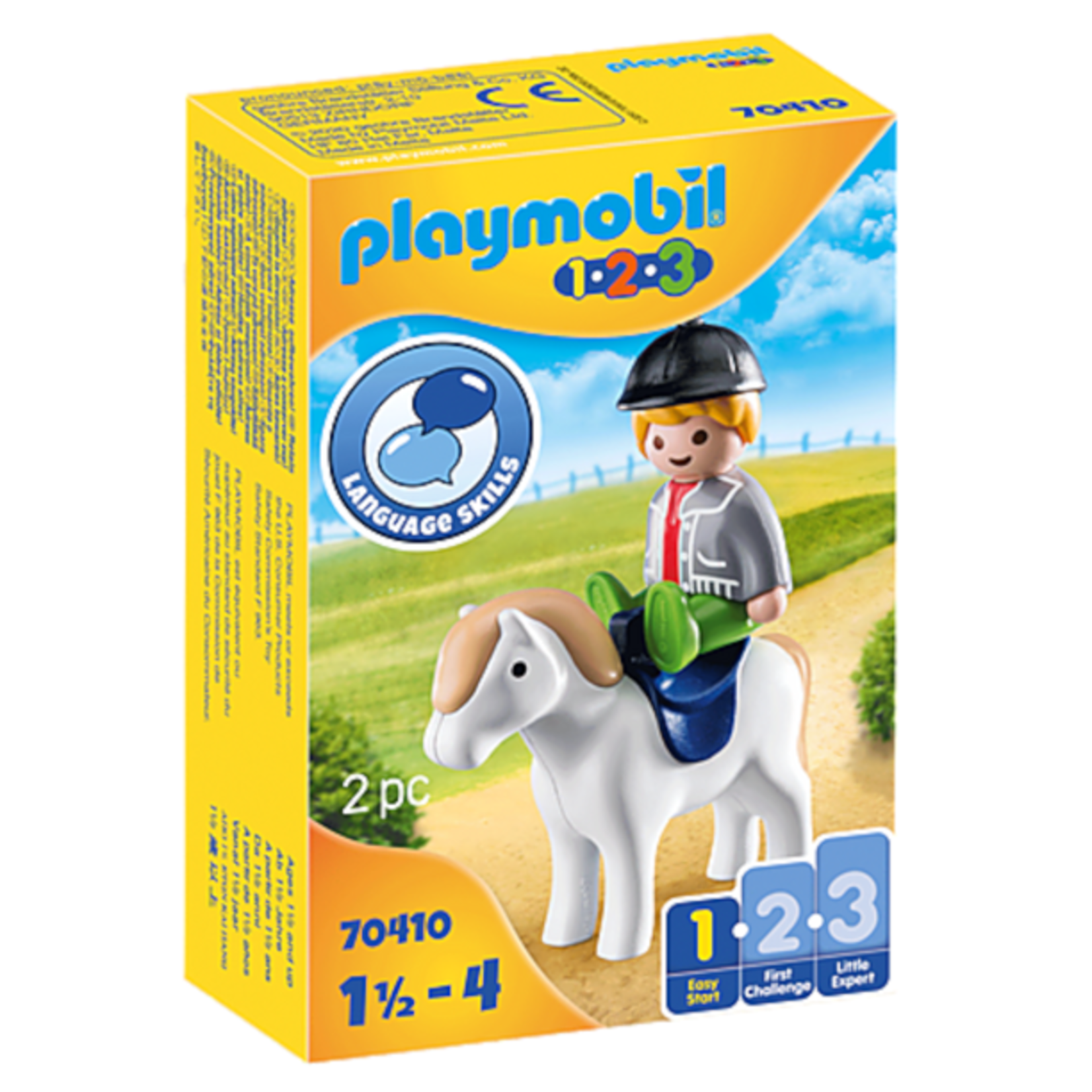 Playmobil Boy with Pony - Playmobil 1,2,3  70410