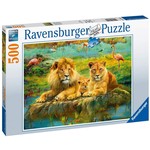 Ravensburger Lions  in the Savannah - 500 pc