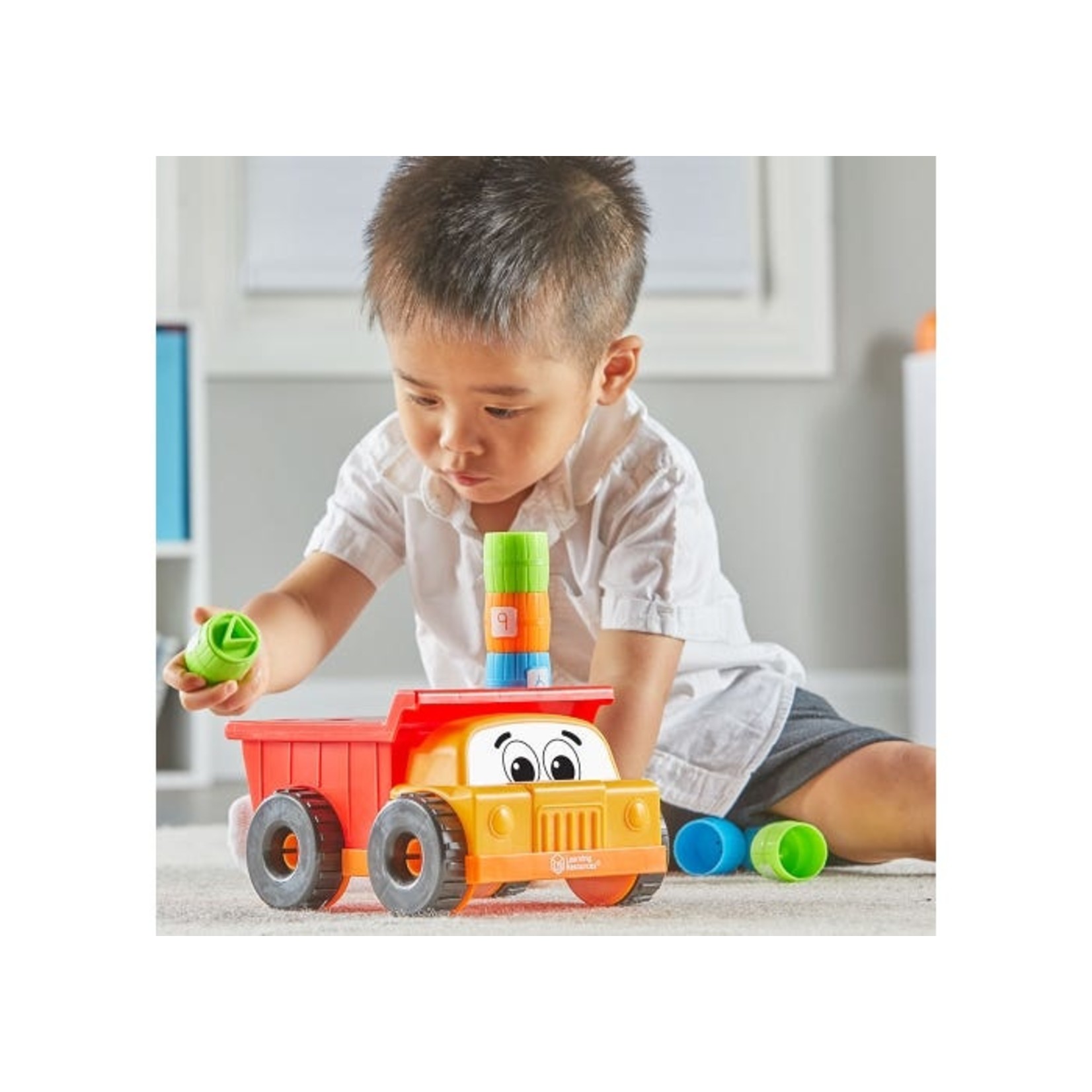 Learning Resources Tony The Peg Stacker Dump Truck