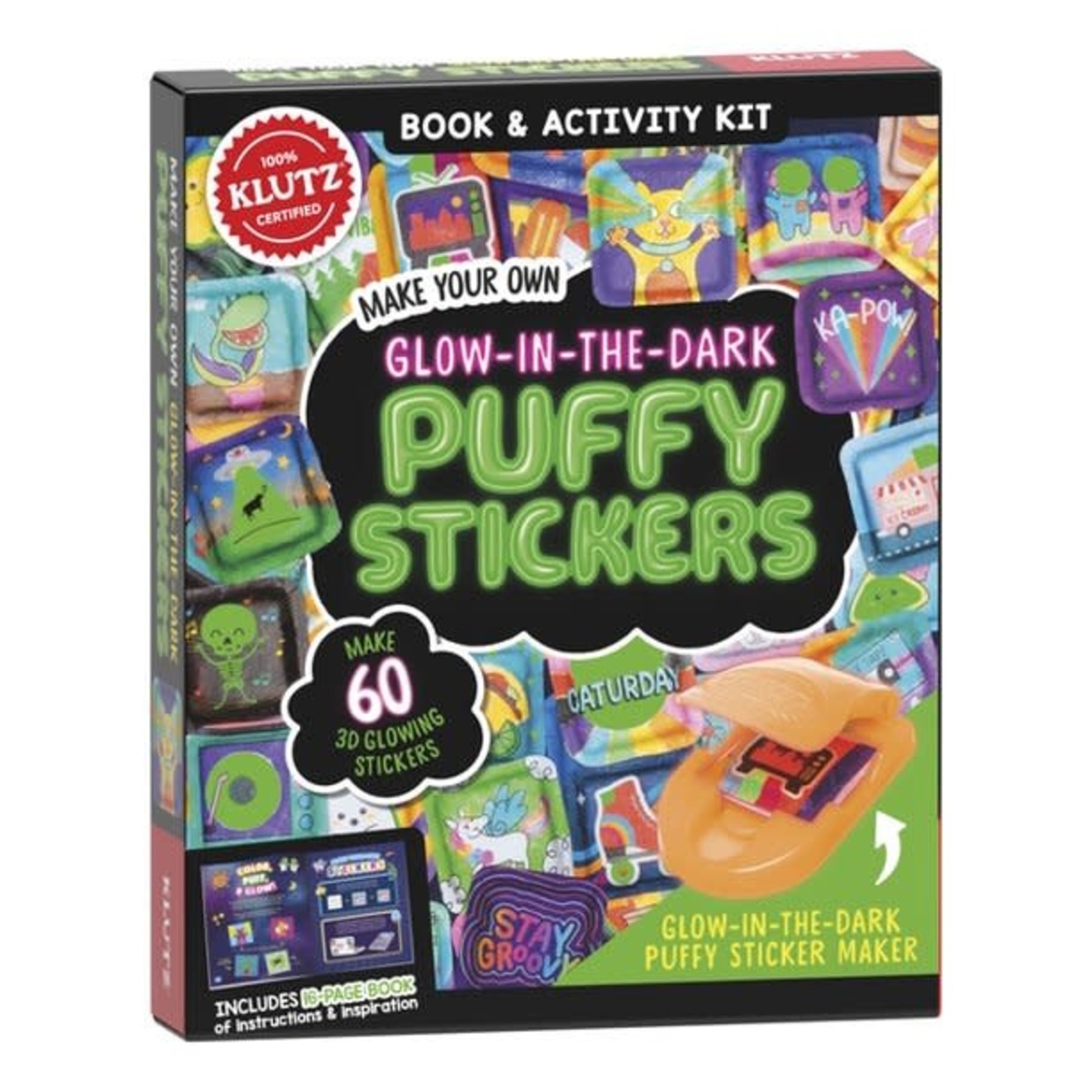 Klutz Glow-in-the-Dark Puffy Stickers
