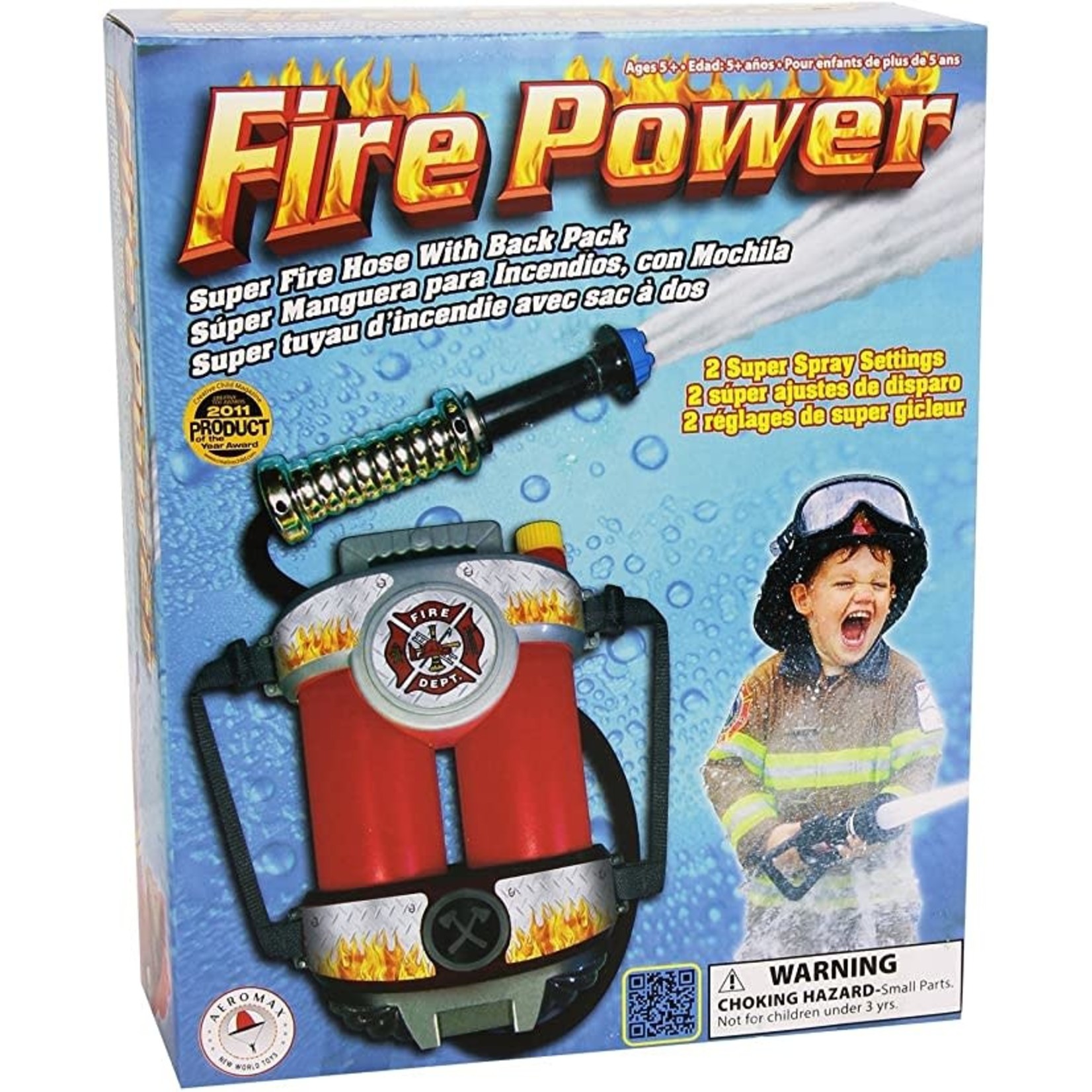 Aeromax Fire Power, Super Fire Hose with Backpack