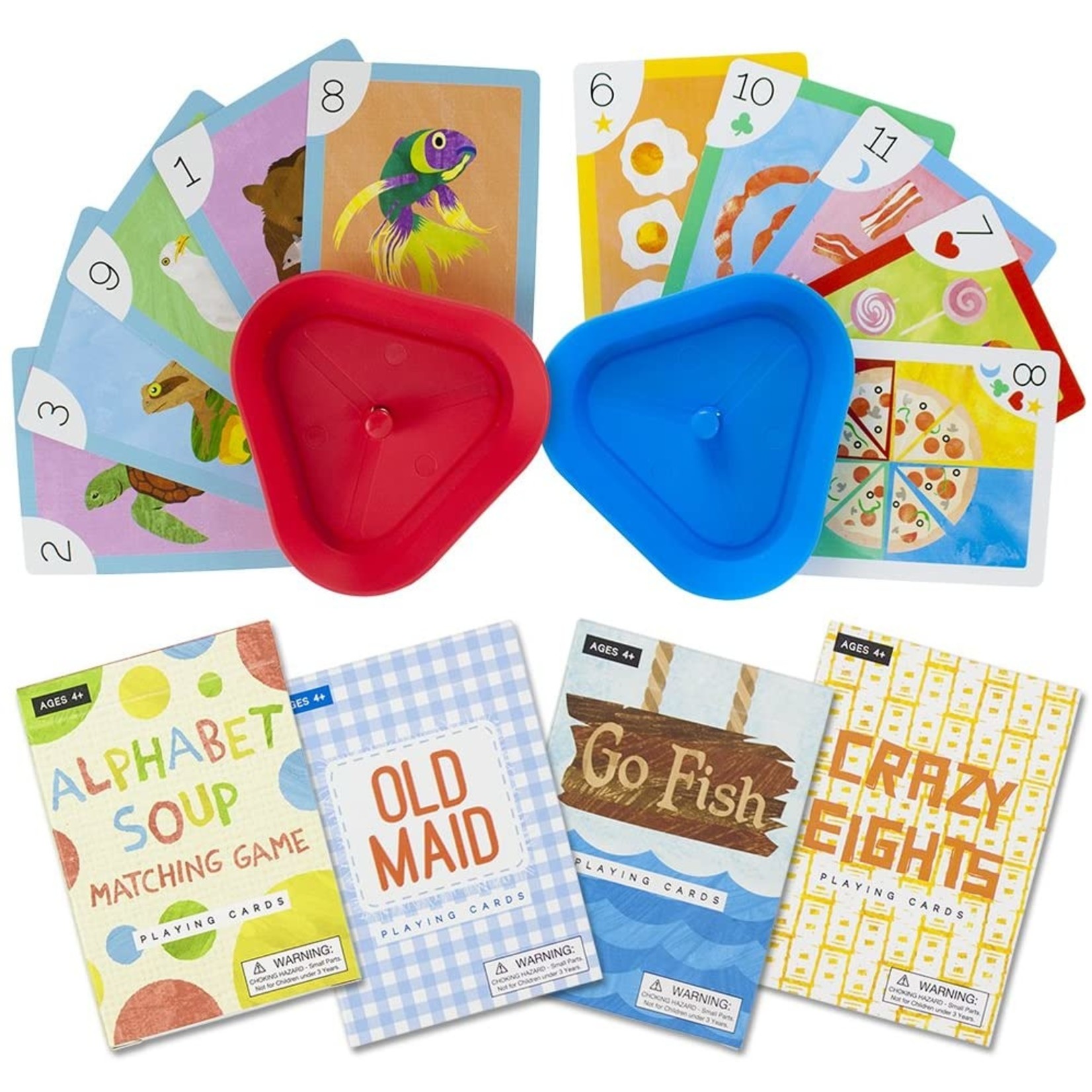 BryBelly Classic Kids Card Games w/Card Holder