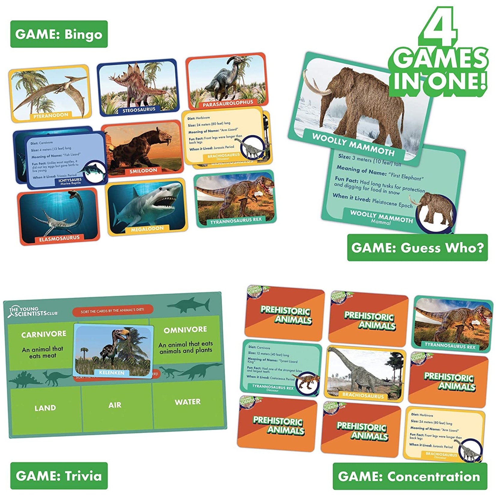 Horizon Prehistoric Animal Games