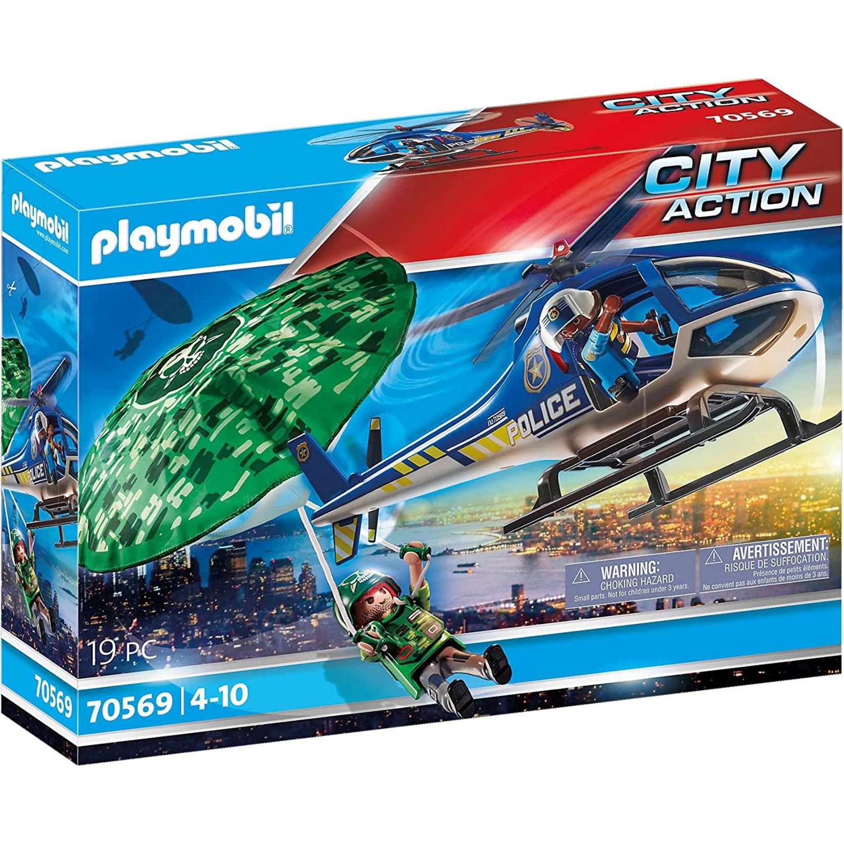 Playmobil Police Parachute Search - Playmobil 70569