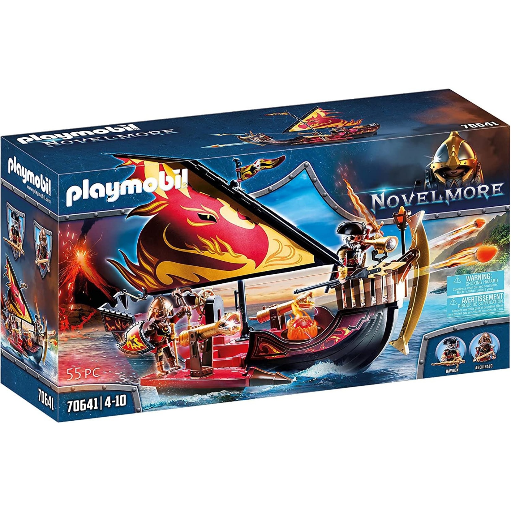 Playmobil Burnham Raiders Fire Ship - Playmobil 70641