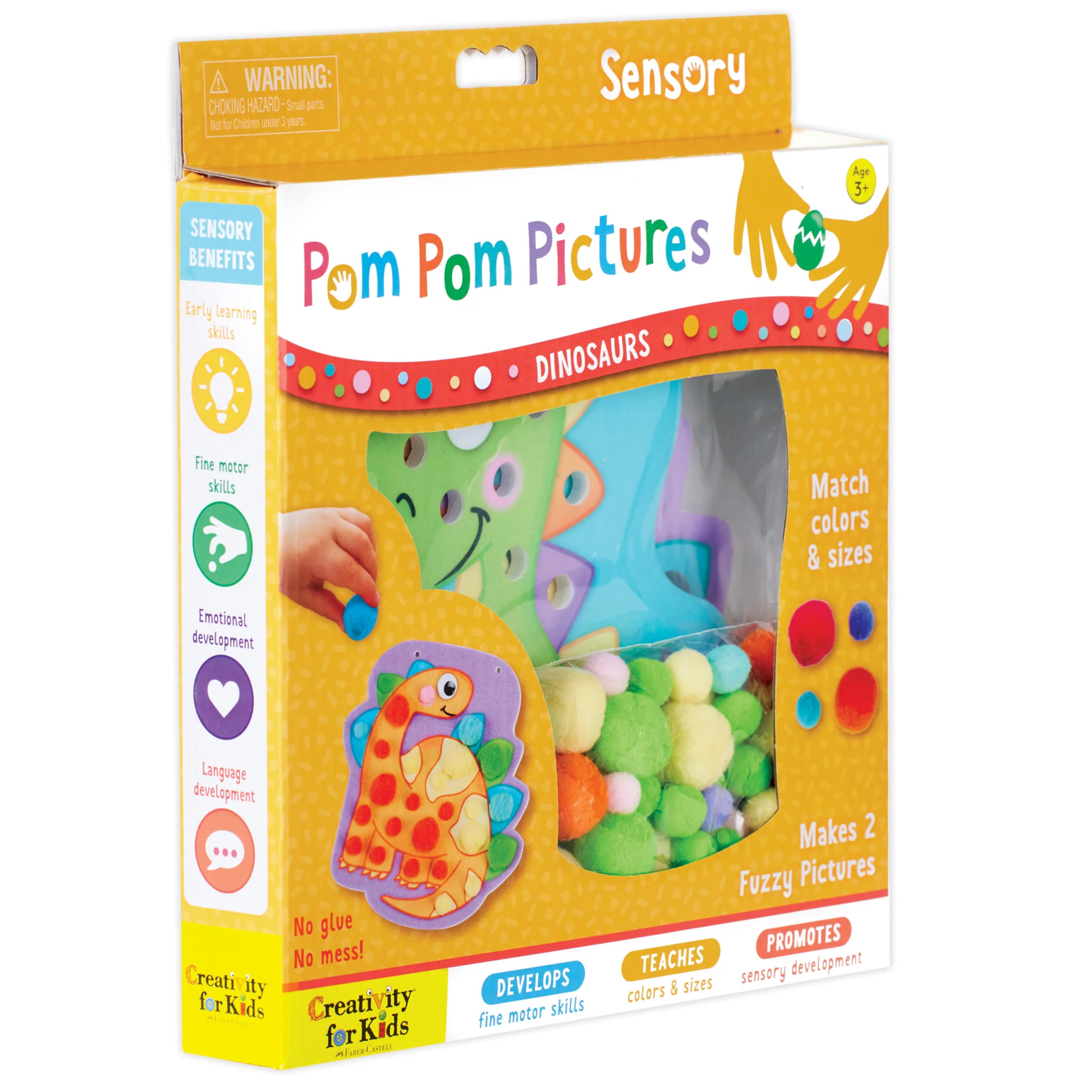 Creativity For Kids Pom Pom Pictures - Dinosaurs