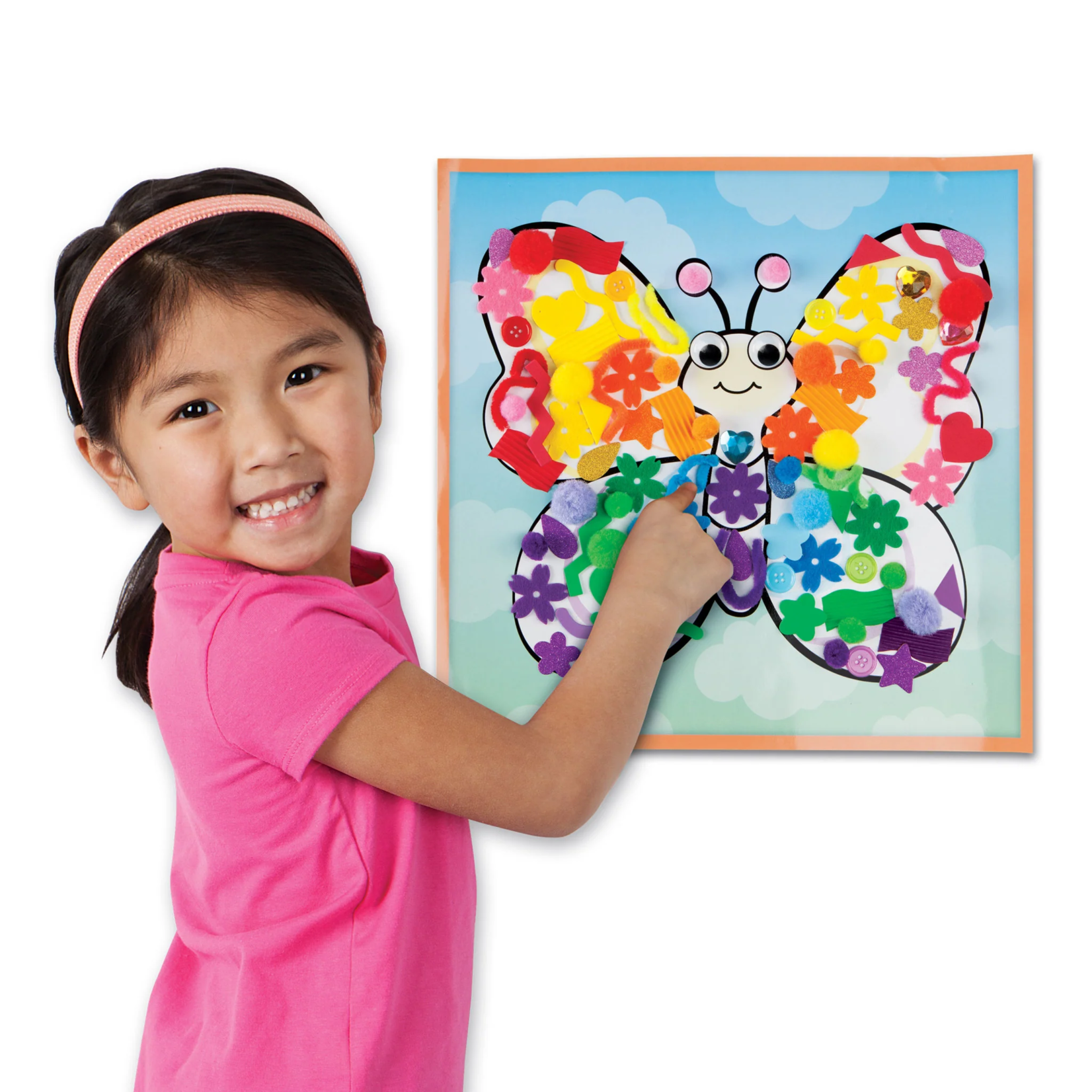 Creativity For Kids Sticky Wall Art - Butterfly