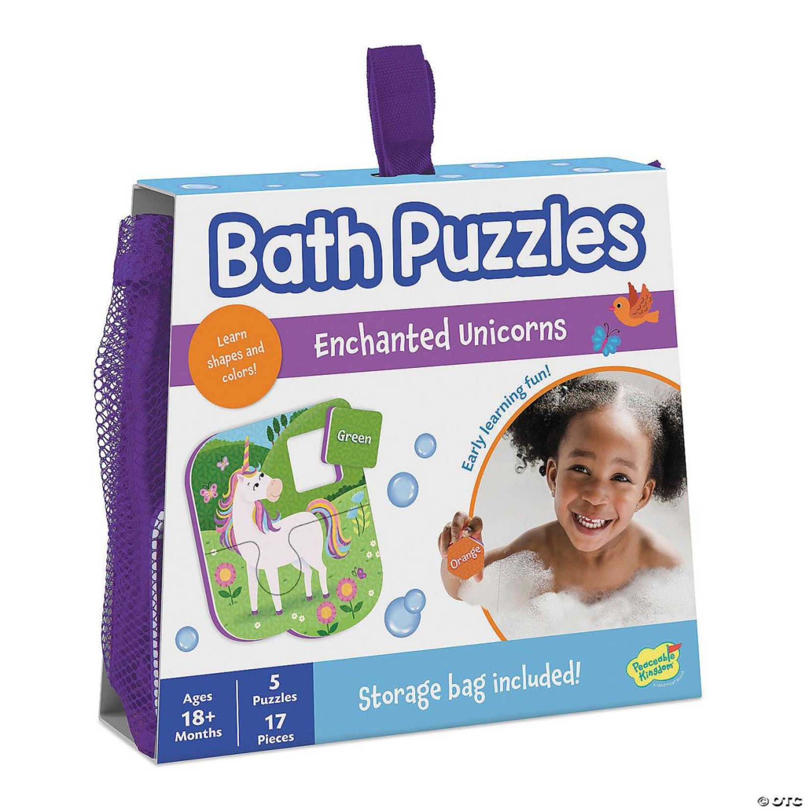 Peaceable Kingdom Bath Puzzle: Enchanted Unicorns