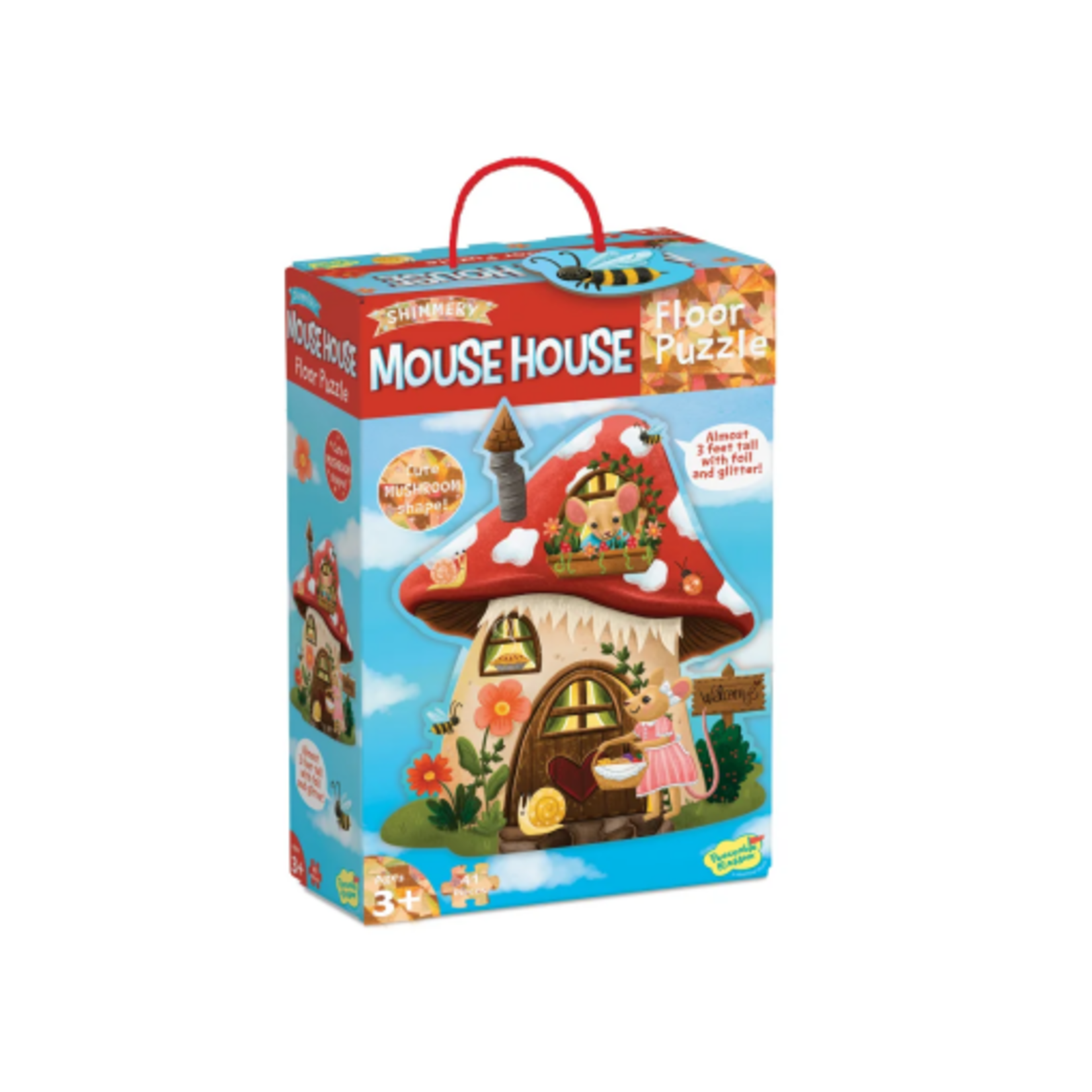 Peaceable Kingdom Floor Puzzle: Mouse House