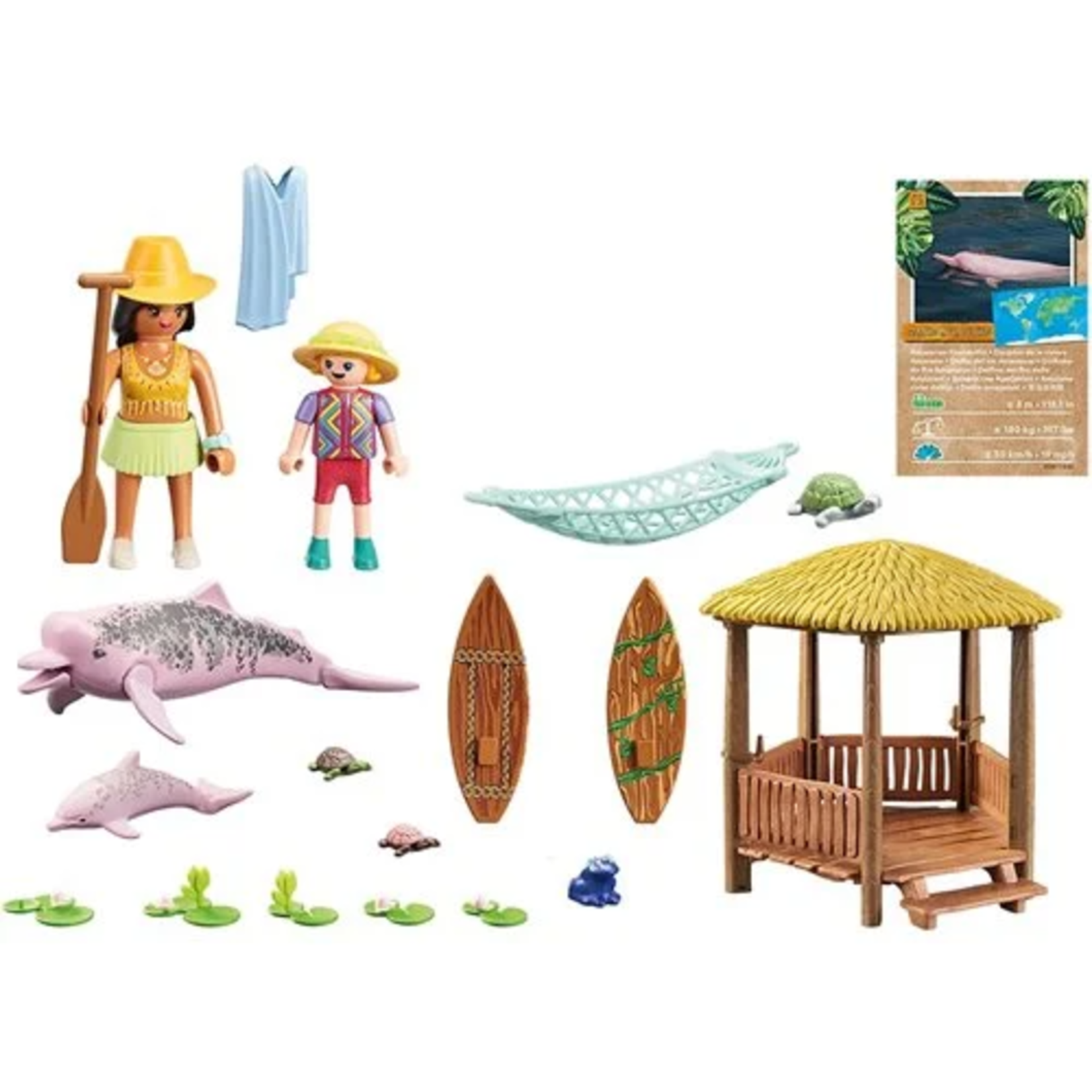 Playmobil Paddling Tour with River Dolphins Wiltopia - Playmobil 71143