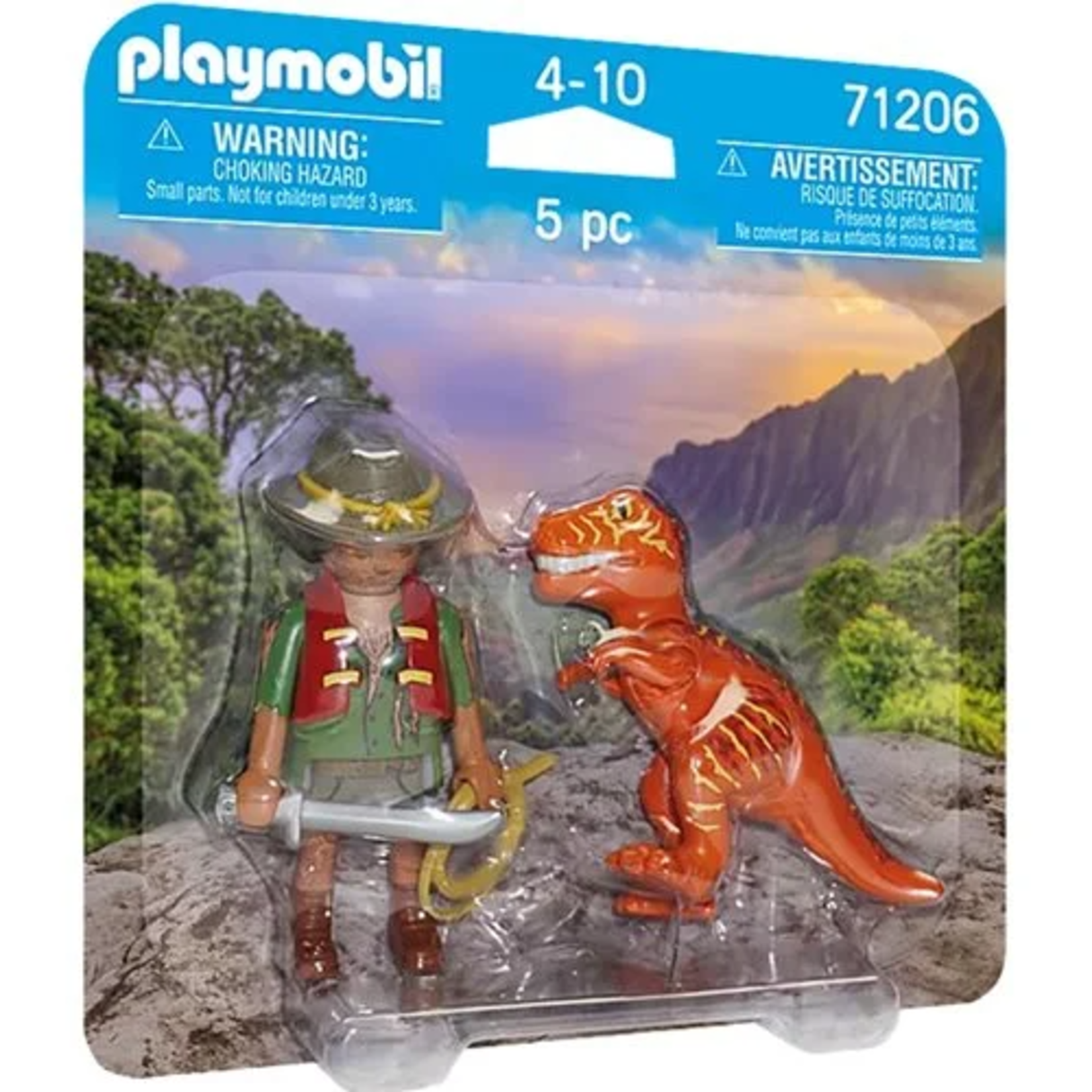 Playmobil Adventurer with T-Rex DuoPack - Playmobil 71206