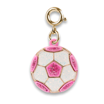 Charm It! Pink Soccer Ball Charm it