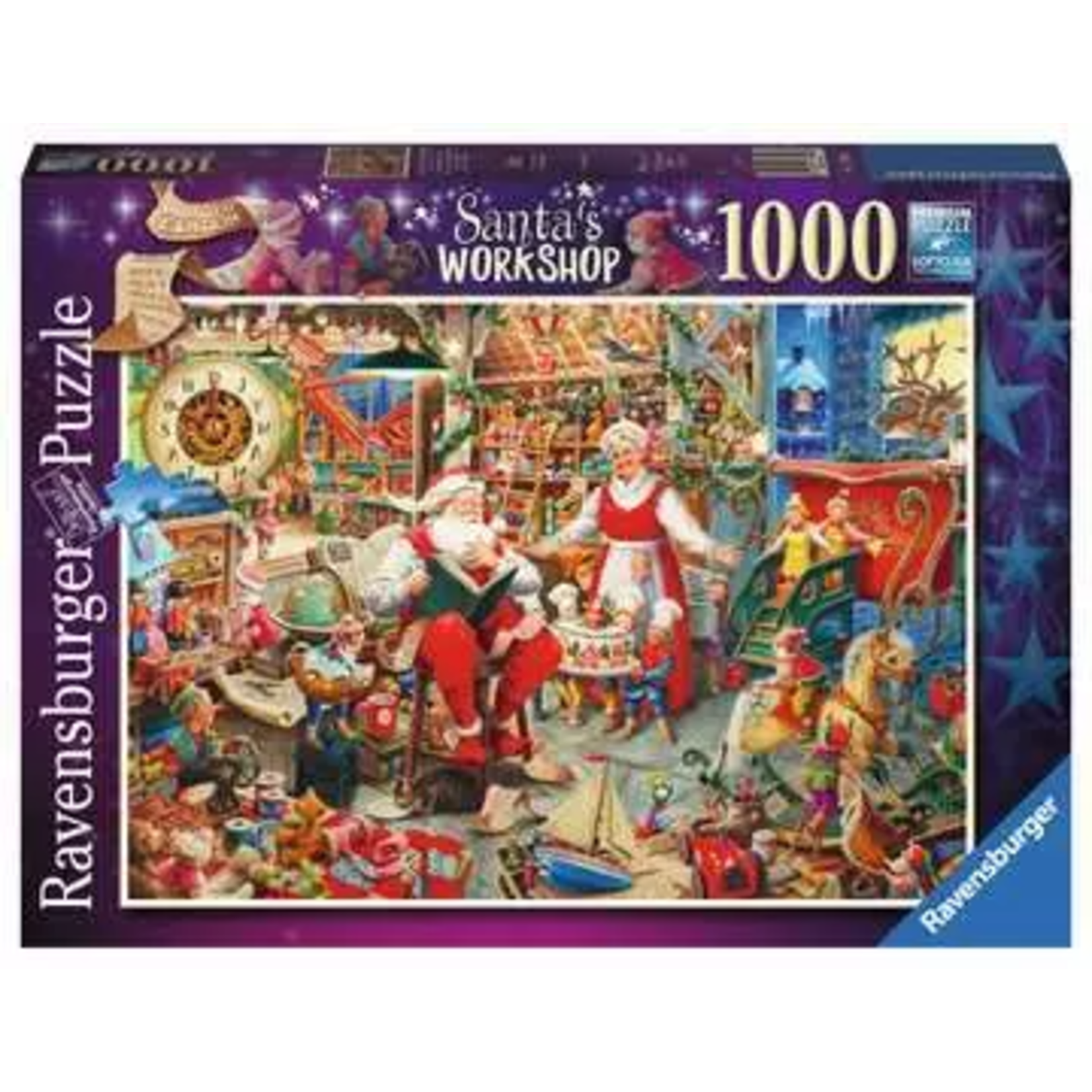 Ravensburger Santa’s Workshop - 1000 pc Puzzle