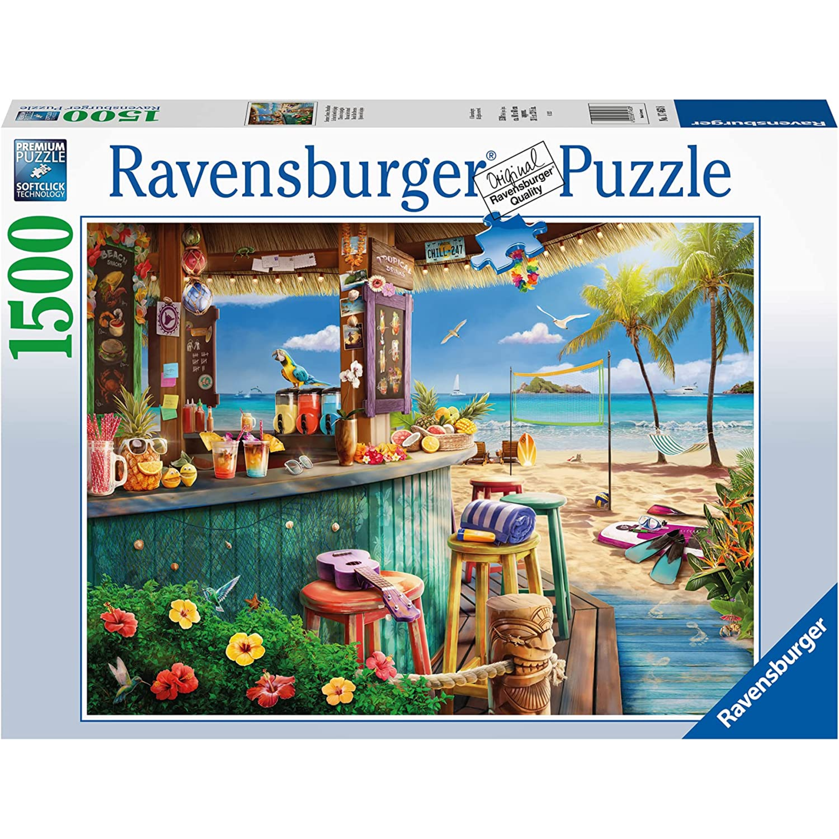 Ravensburger Beach Bar Breezes - 1500 pc Puzzle