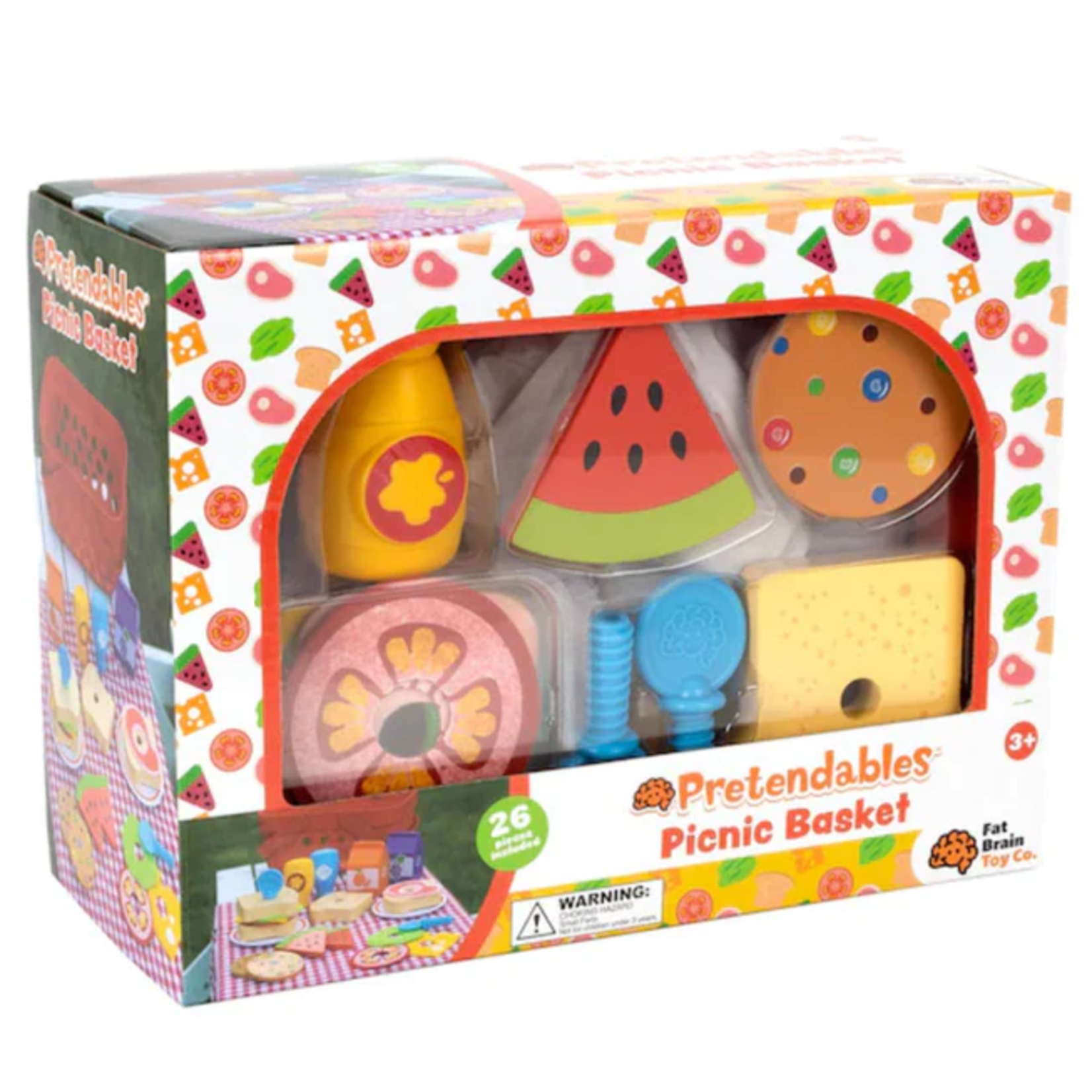Fat Brain Toys Pretendables Picnic Basket Set