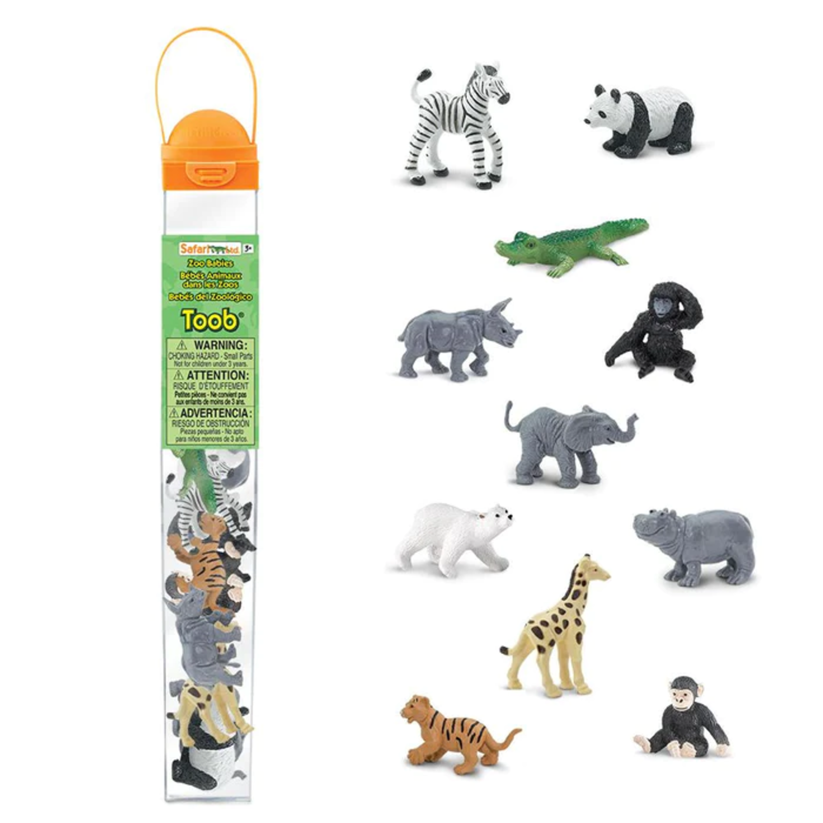 Safari Ltd Zoo Babies Tube