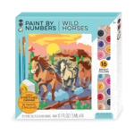 Bright Stripes Paint By Number - Wild Horses
