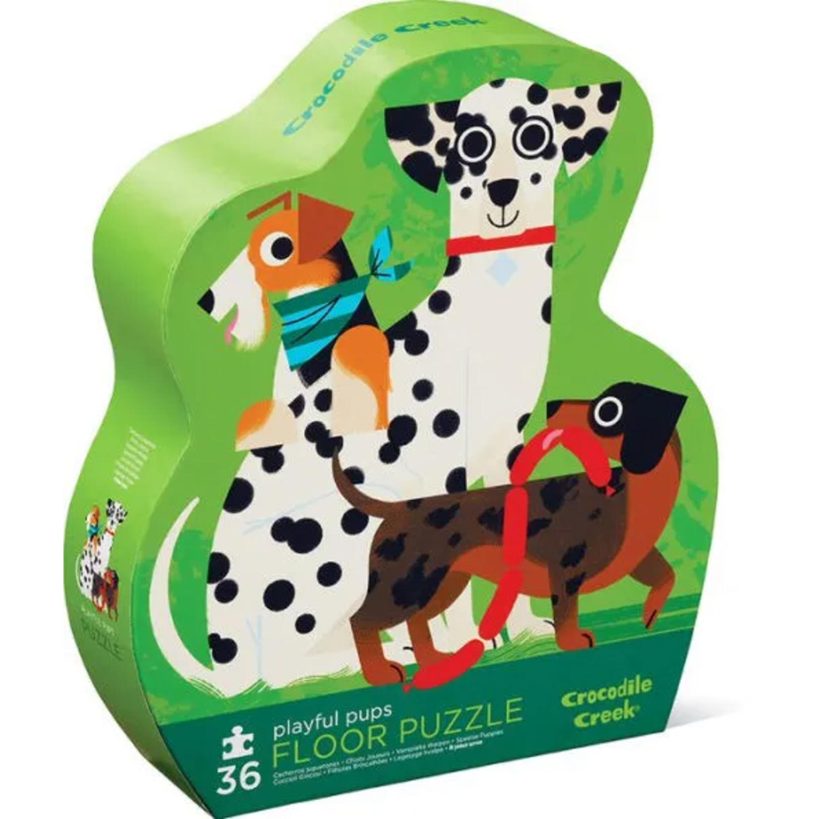 Crocodile Creek Playful Pups Puzzle - 36pc