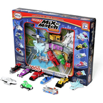 Popular Playthings Micro Mix or Match - Vehicles Deluxe (Dark Blue Box)