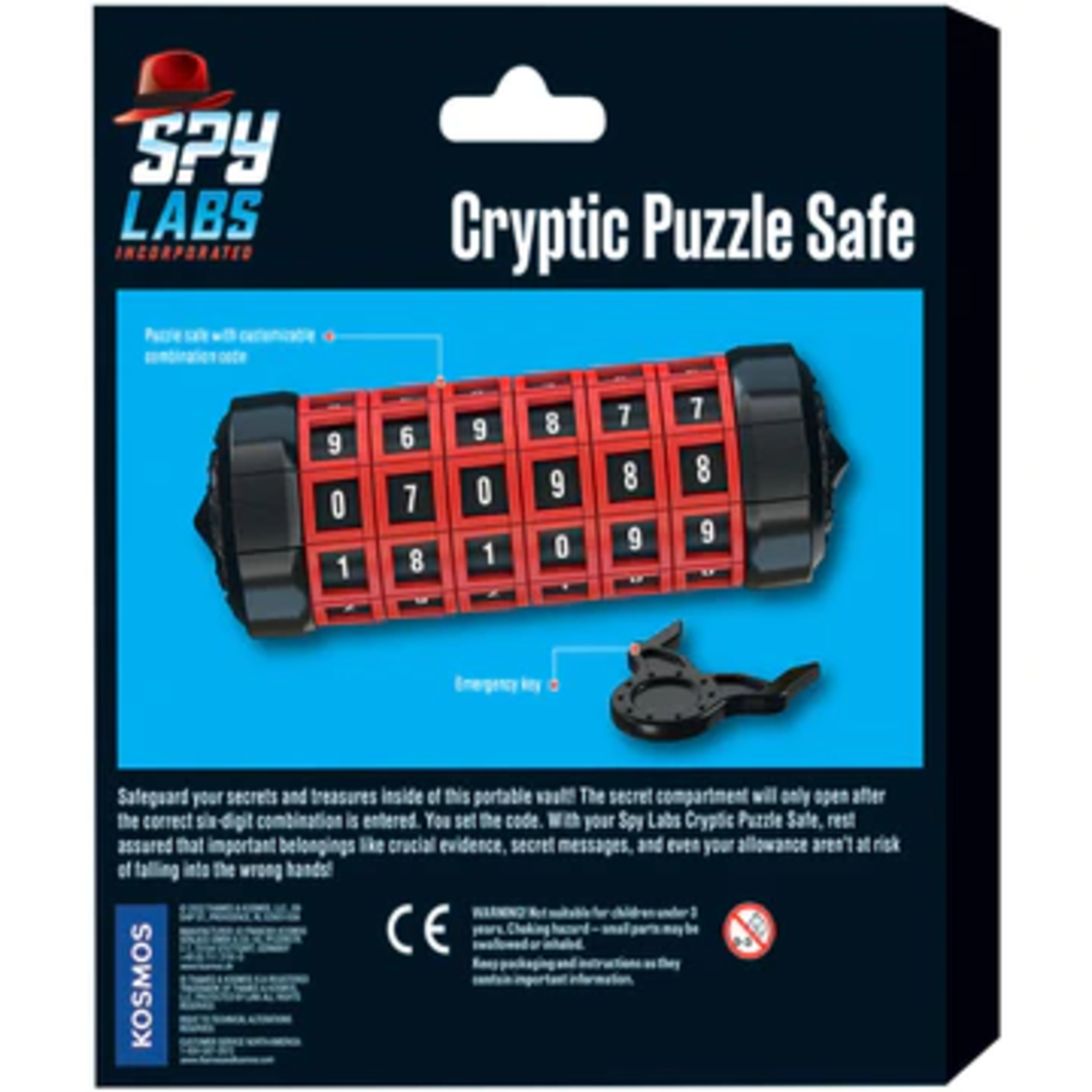 Spy Labs Cryptic Puzzle Safe