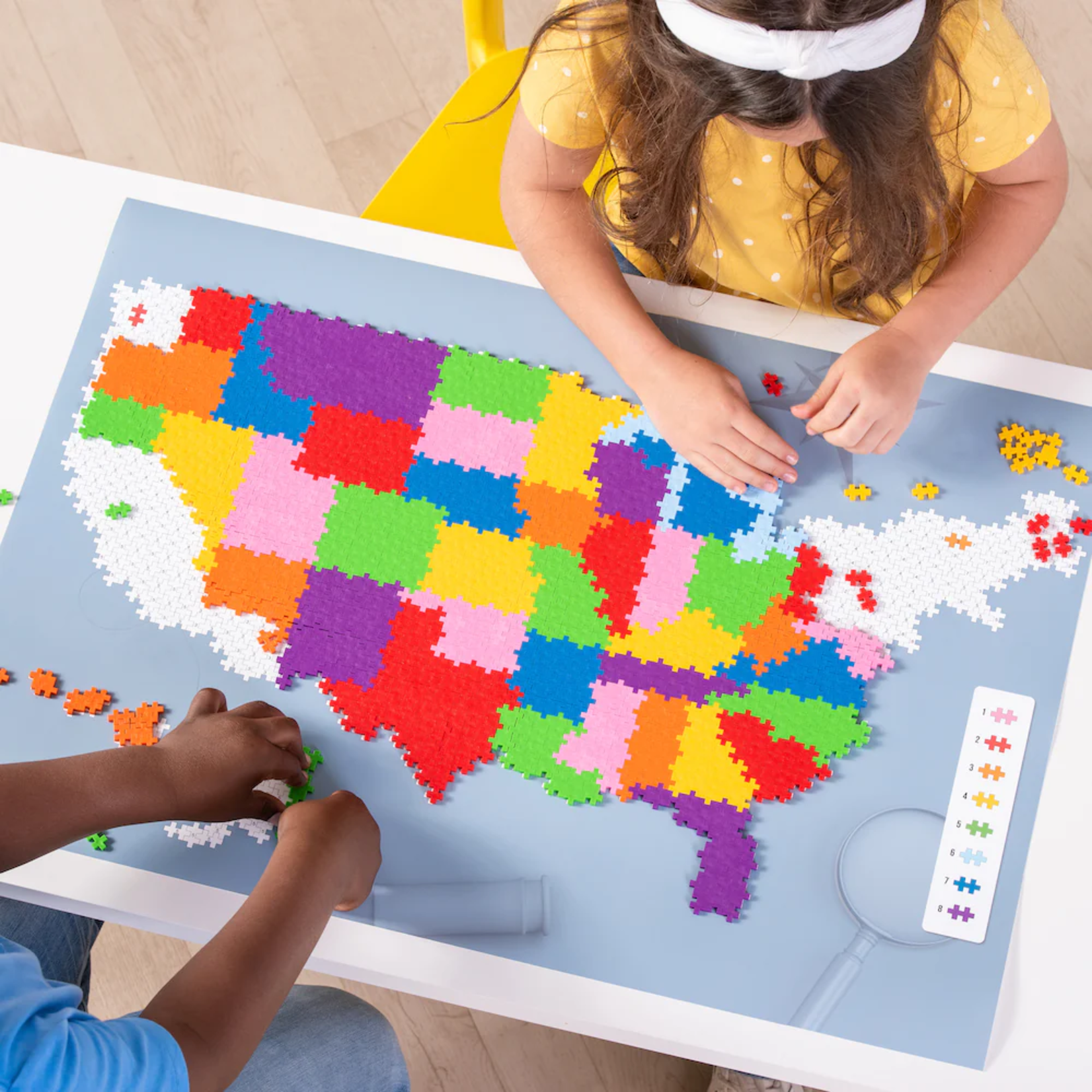 Plus-Plus Puzzle By Number - USA Map