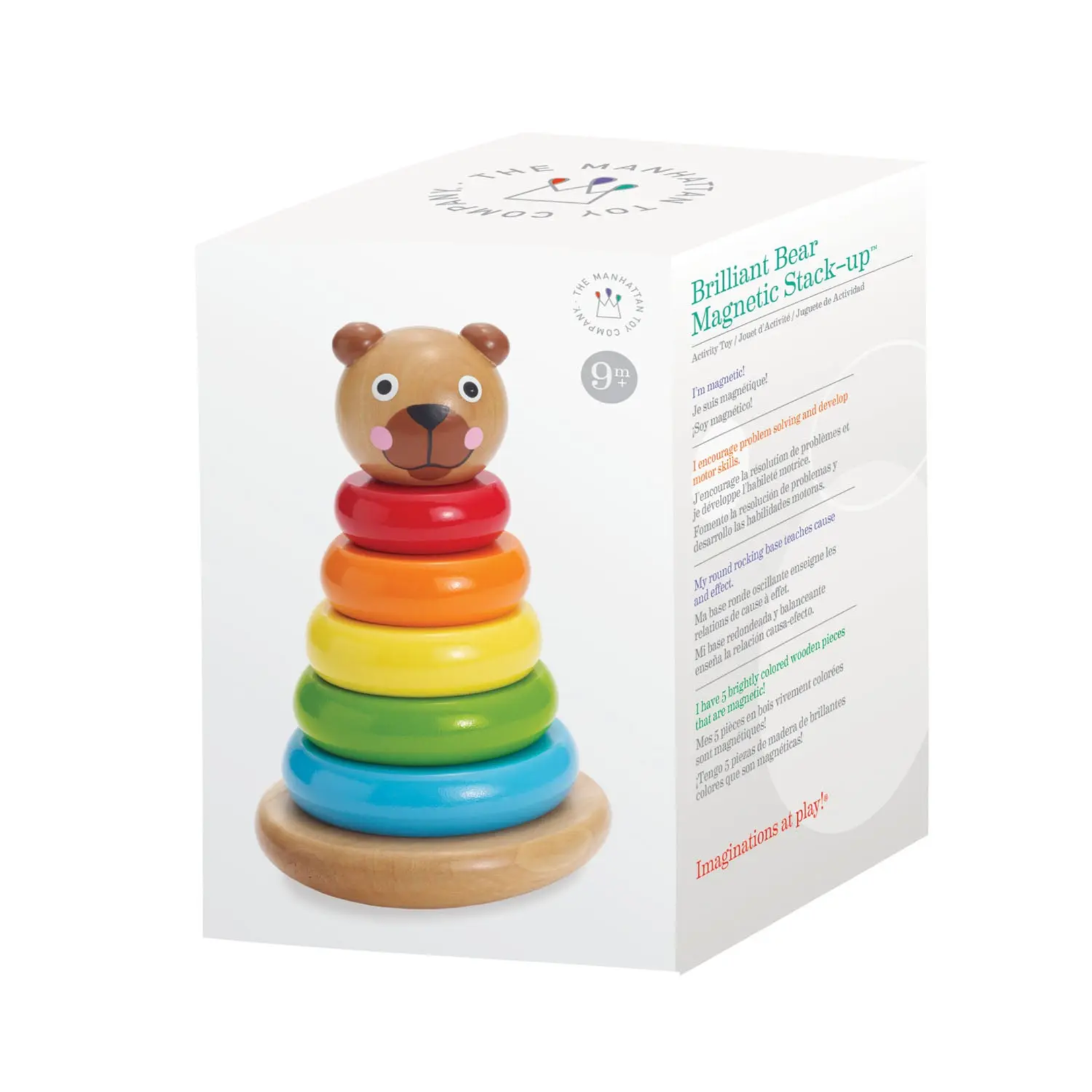 Manhattan Toy Brilliant Bear Magnetic Stack-up
