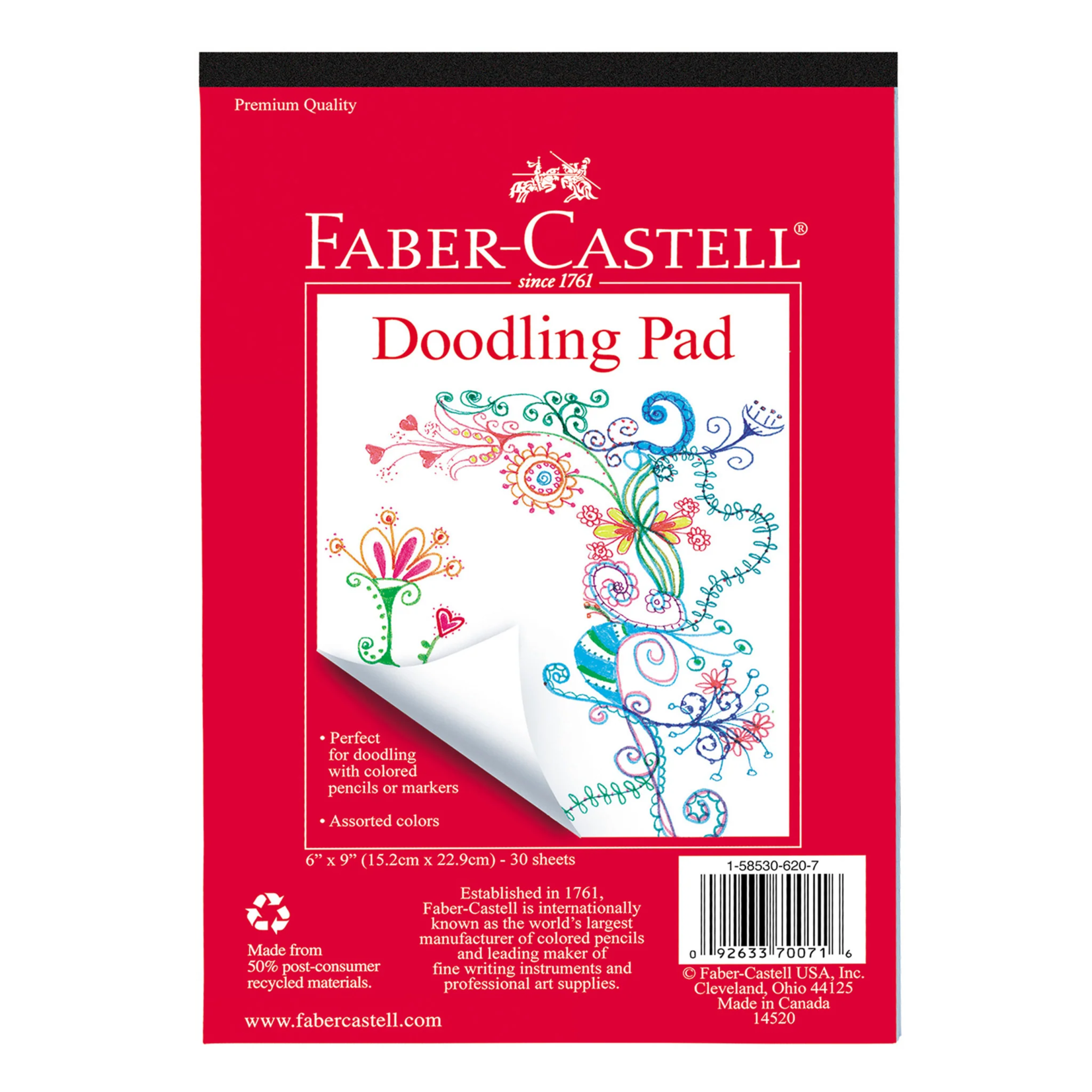 Faber-Castell Doodling Pad 6" x 9