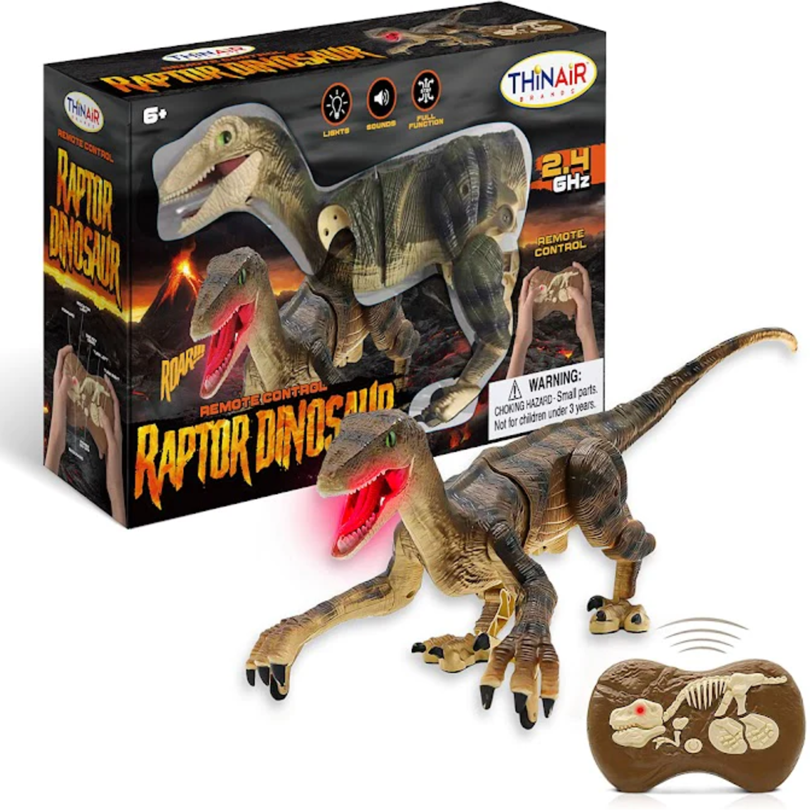 Thin Air R/C Raptor Dinosaur