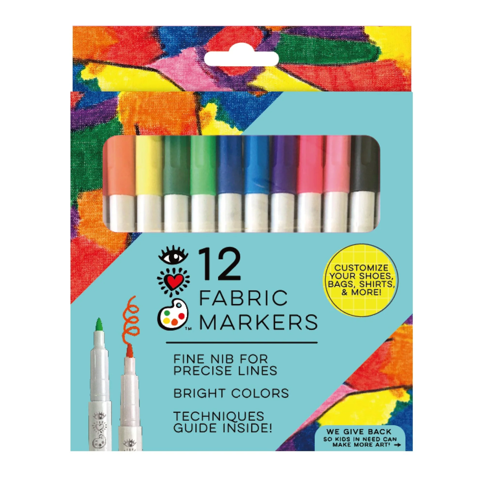 Bright Stripes Fabric Markers