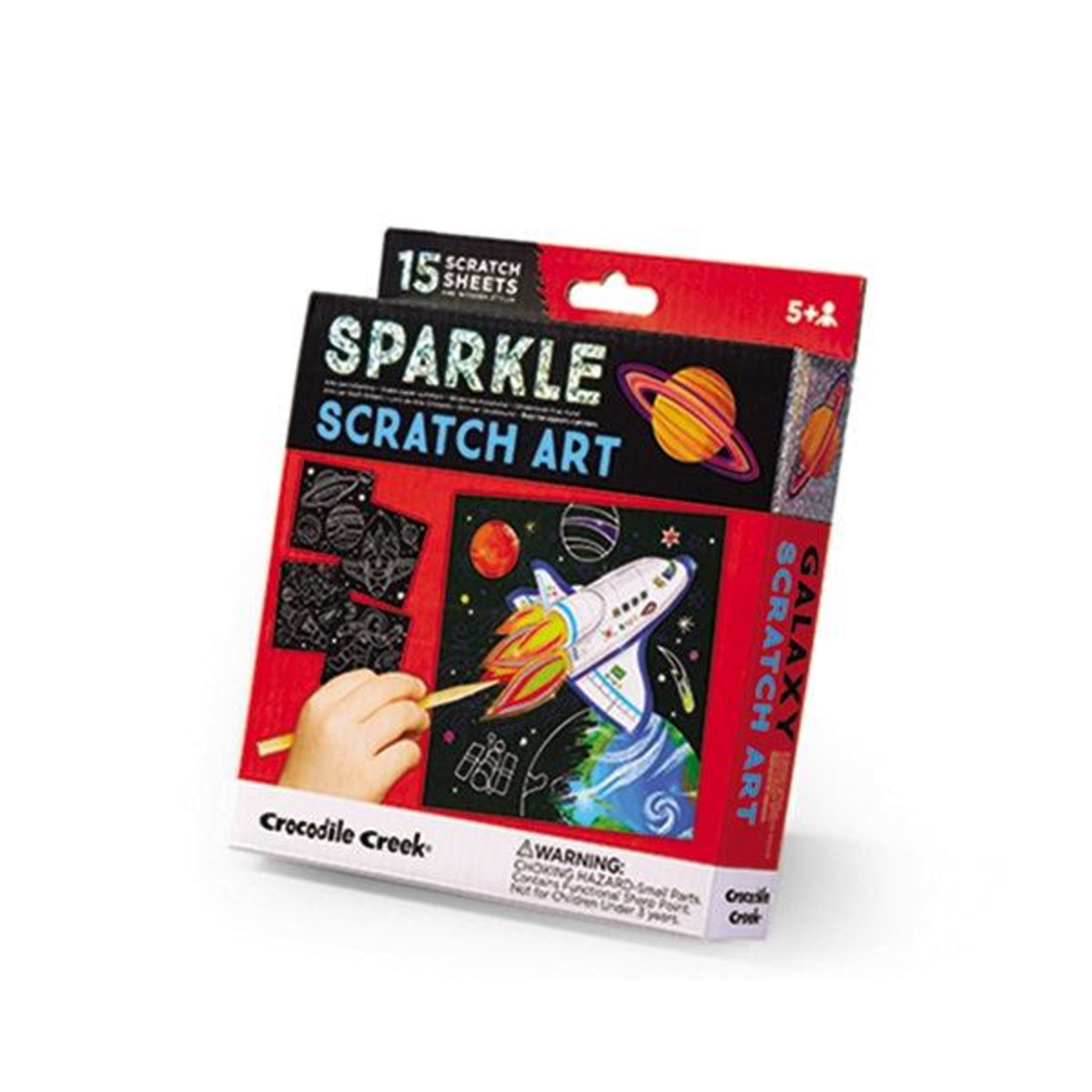 Crocodile Creek Sparkle Scratch Art/Galaxy