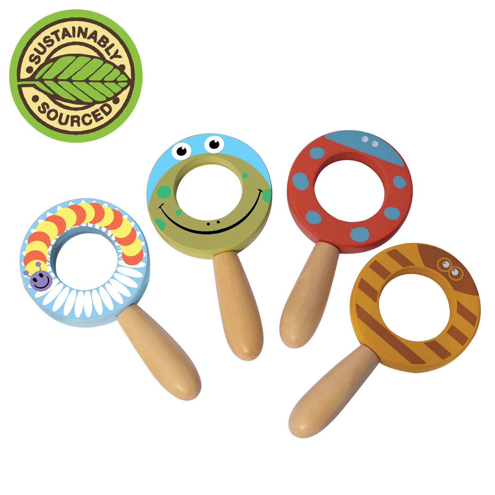 House of Marbles Wooden Animal Magnifying Glass