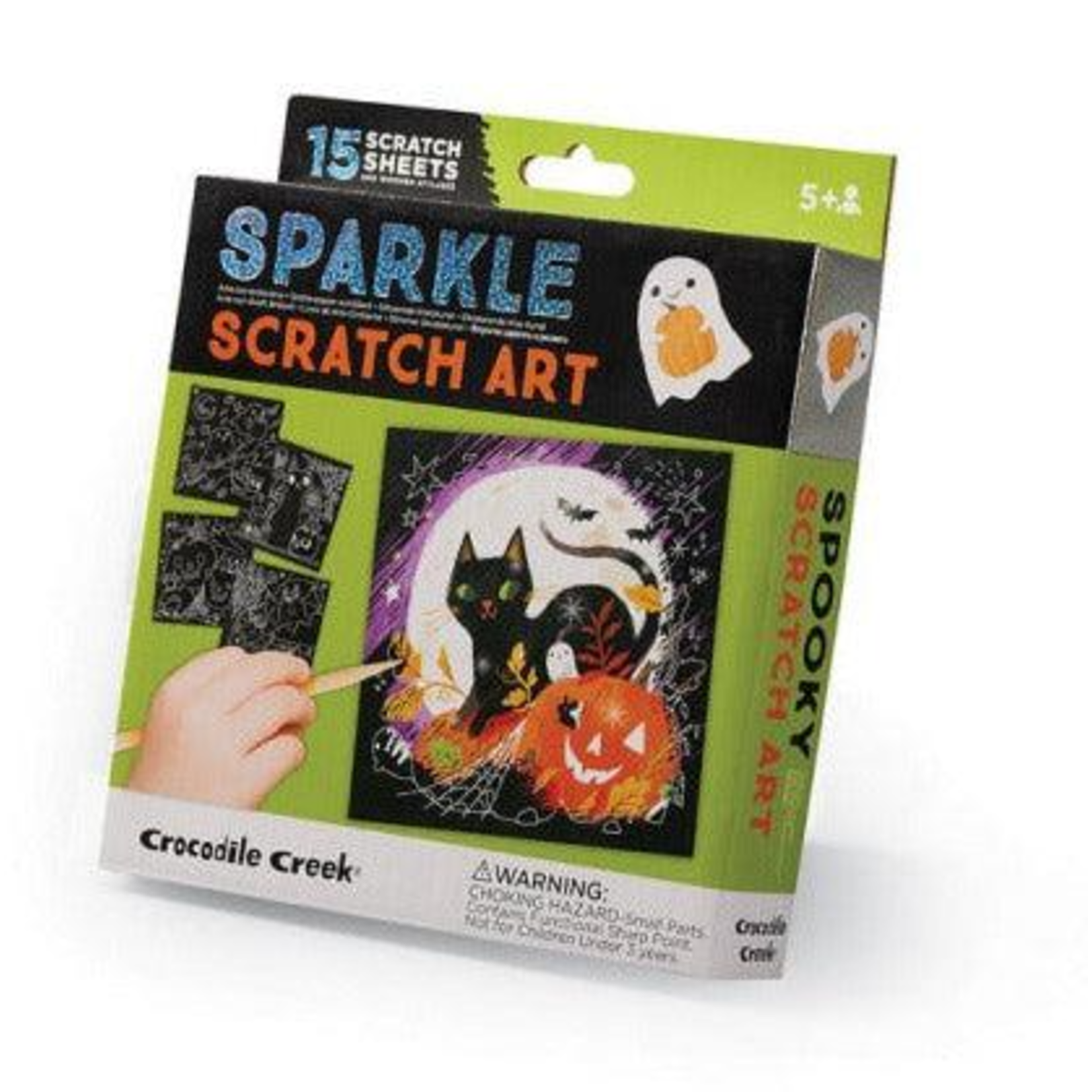 Crocodile Creek Sparkle Scratch Art - Spooky