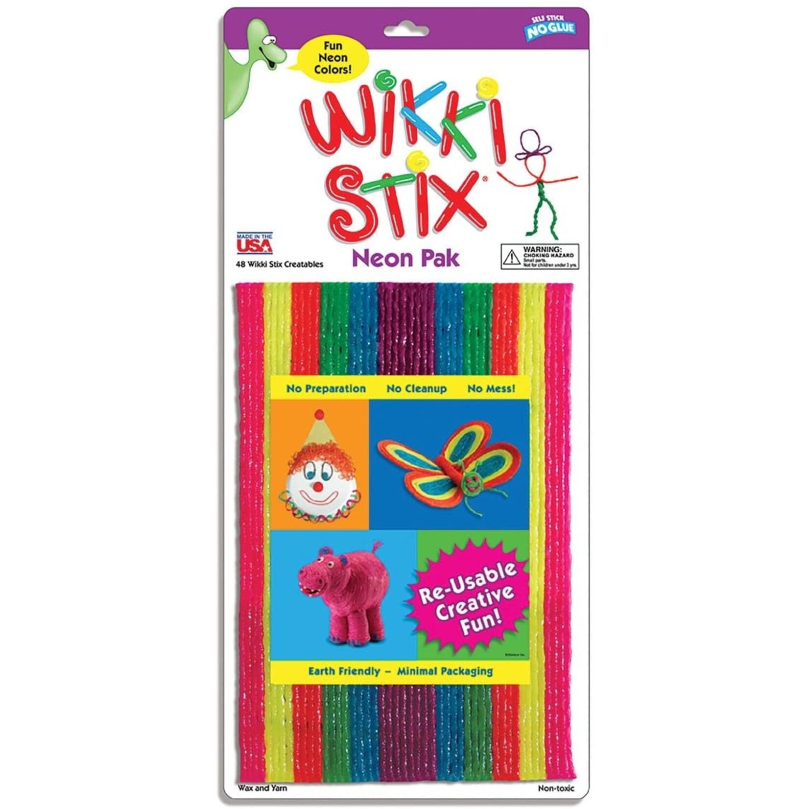 Wikki Stix Wikki Stix Neon Pak - 48 pc