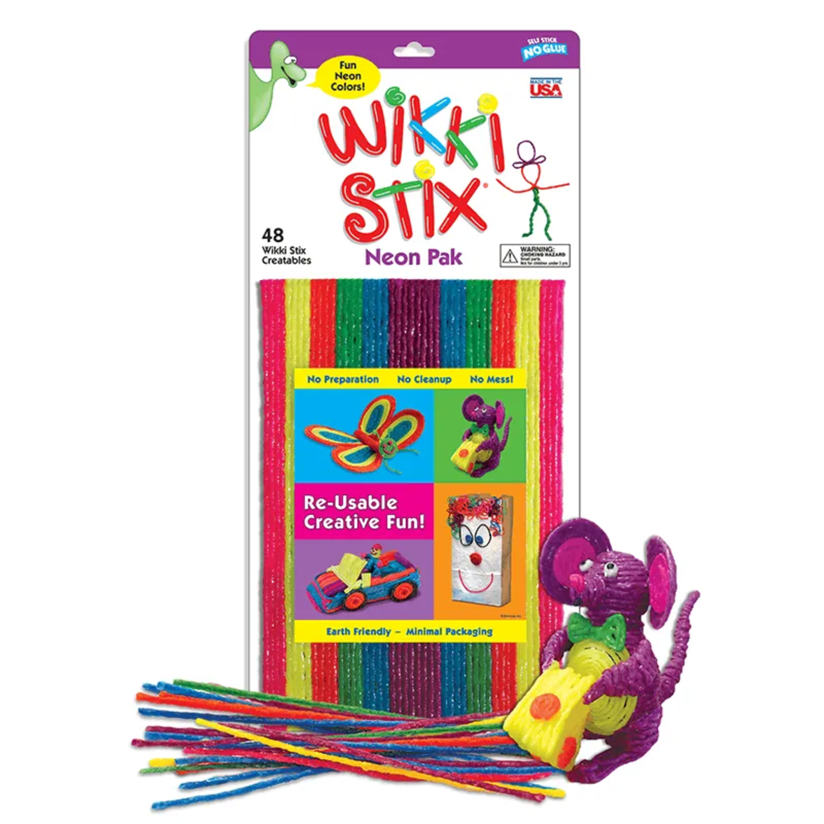 Wikki Stix Wikki Stix Neon Pak - 48 pc