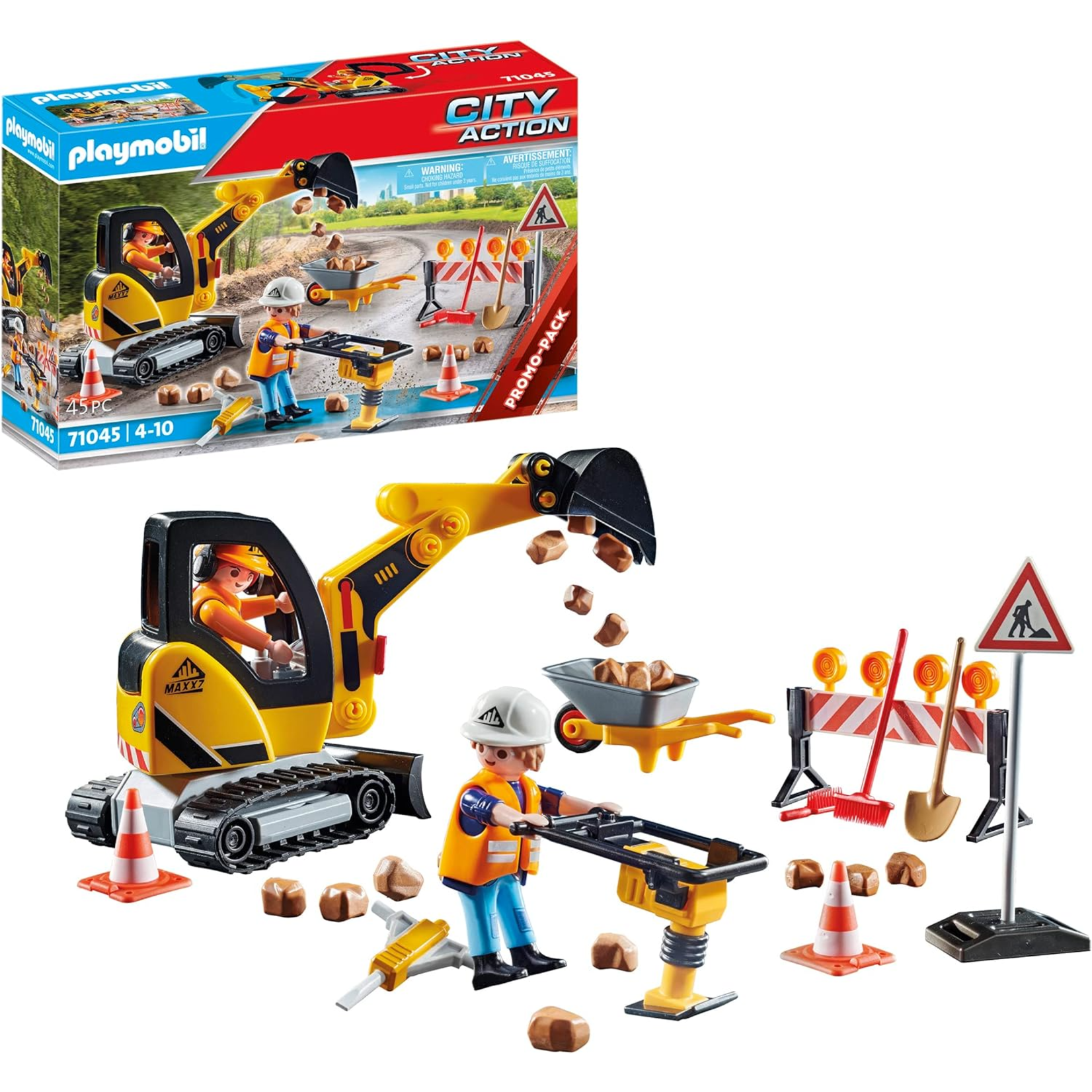Playmobil Road Construction - Playmobil 71045