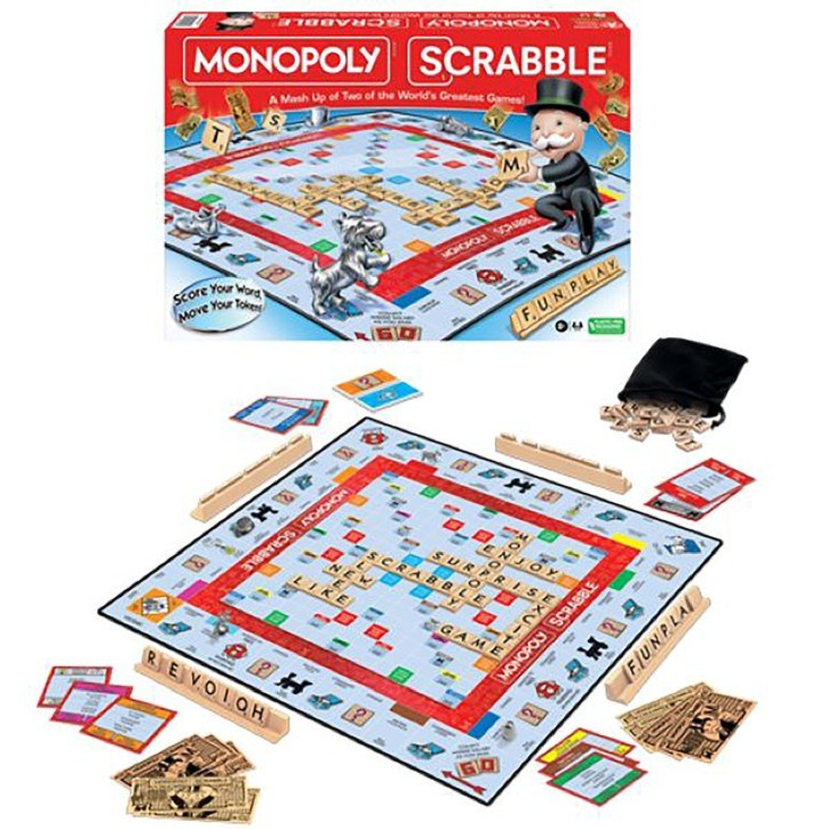 Winning Moves Monopoly Scrabble