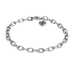 Charm It! Silver Chain Charm Bracelet