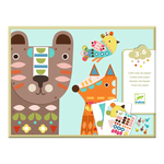 Djeco 3 Giant Animals Sticker Kit
