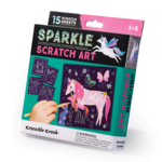 Crocodile Creek Sparkle Scratch Art - Magical friends