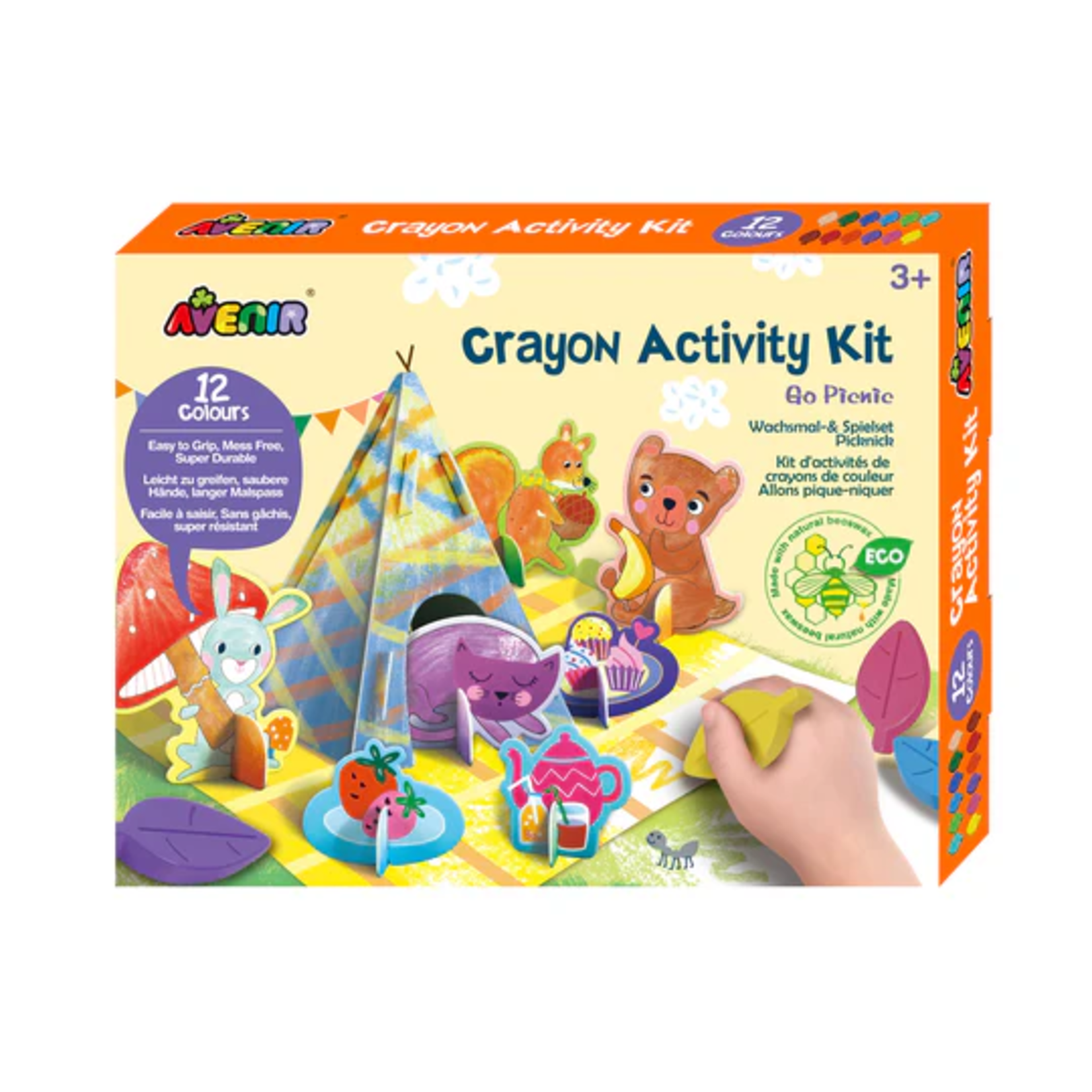 Avenir Crayon Activity Kit - Go Picnic