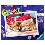 CreArt CreArt: Two Cuddly Cats  7x10