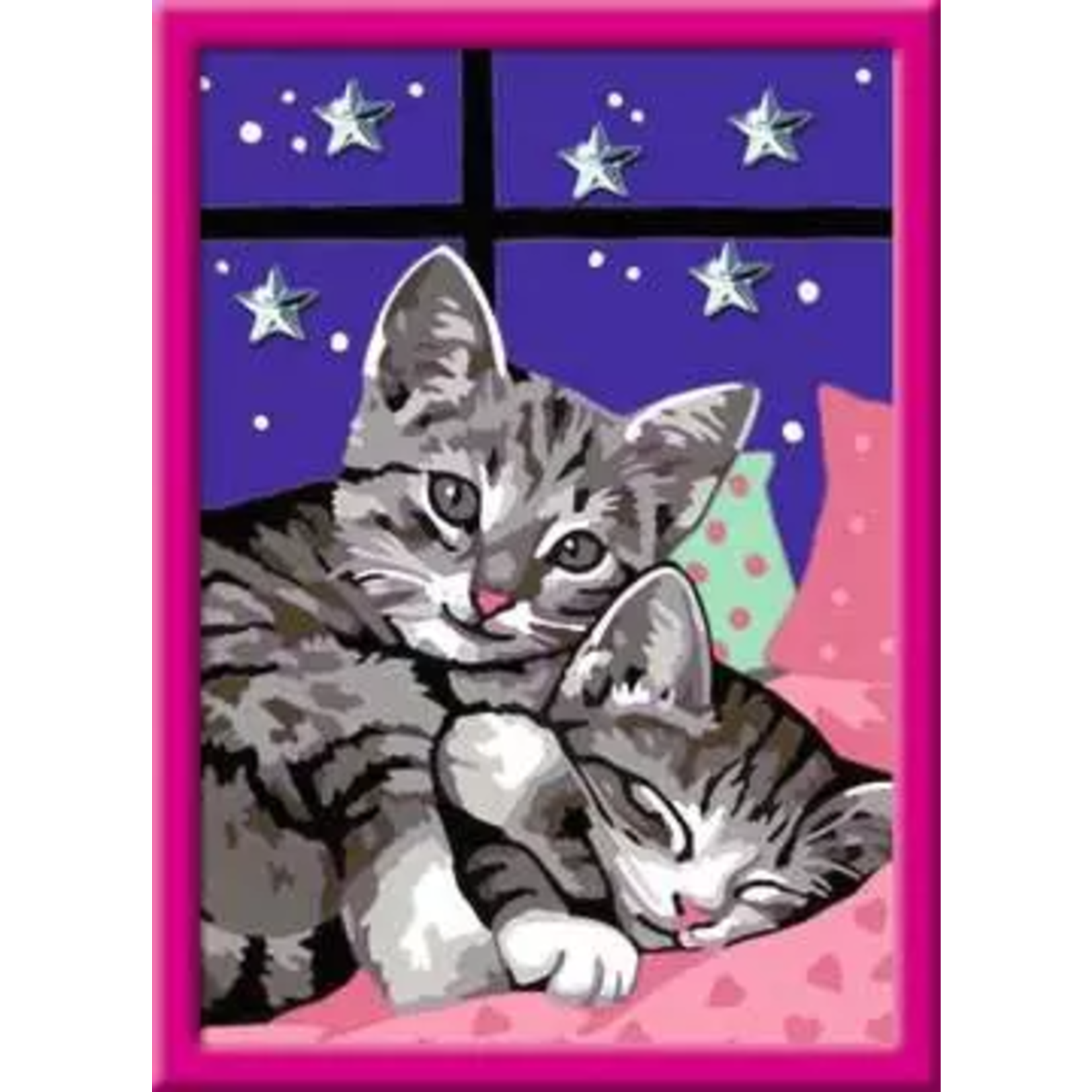 CreArt CreArt: Sleepy Kitties w/Gems 5x7