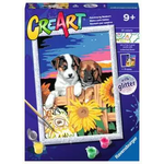 CreArt CreArt: Sunset Paw-fection w/Glitter 7x10