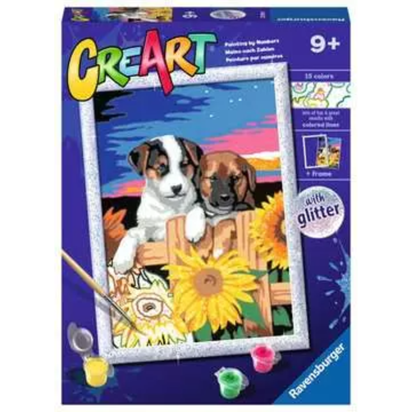 CreArt CreArt: Sunset Paw-fection w/Glitter 7x10