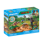 Playmobil Stegosaurus Nest with Egg Thief - Playmobil 71526